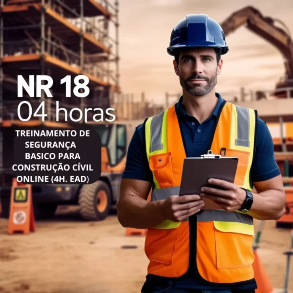 NR18-TREINAMENTO DE SEGURANÇA BASICO PARA CONSTRUÇÃO CÍVIL ONLINE