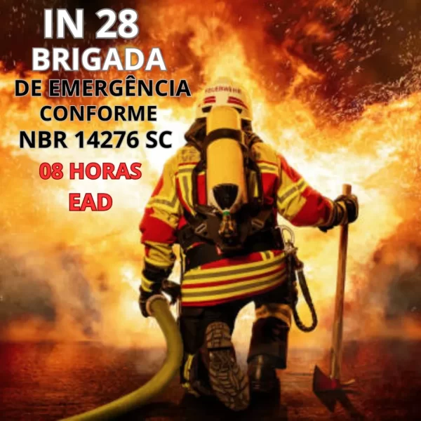 IN28-BRIGADA DEEMERGÊNCIA-CONFORME NBR14276-SC-08HORAS